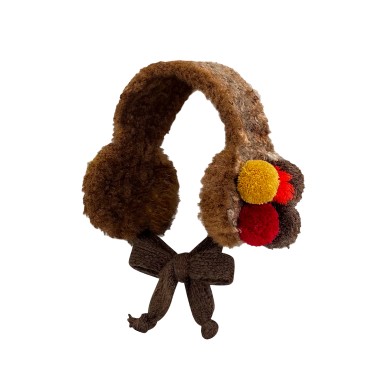 Colorful Pom Pom Warm Earmuffs