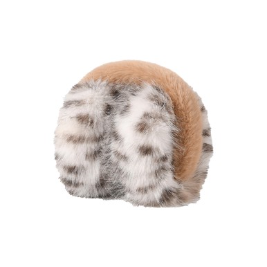 Foldable Leopard Print Plush Earmuffs