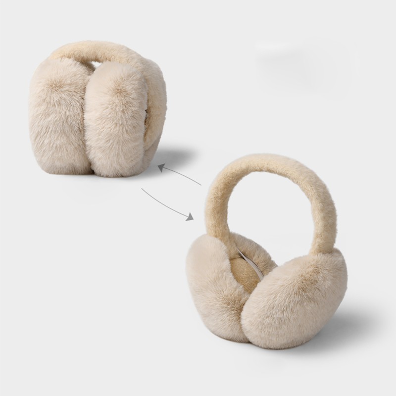 Winter Faux Rabbit Fur Plush Earmuffs