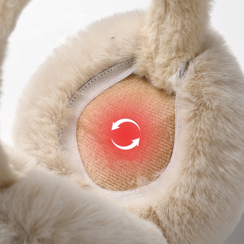 Winter Faux Rabbit Fur Plush Earmuffs