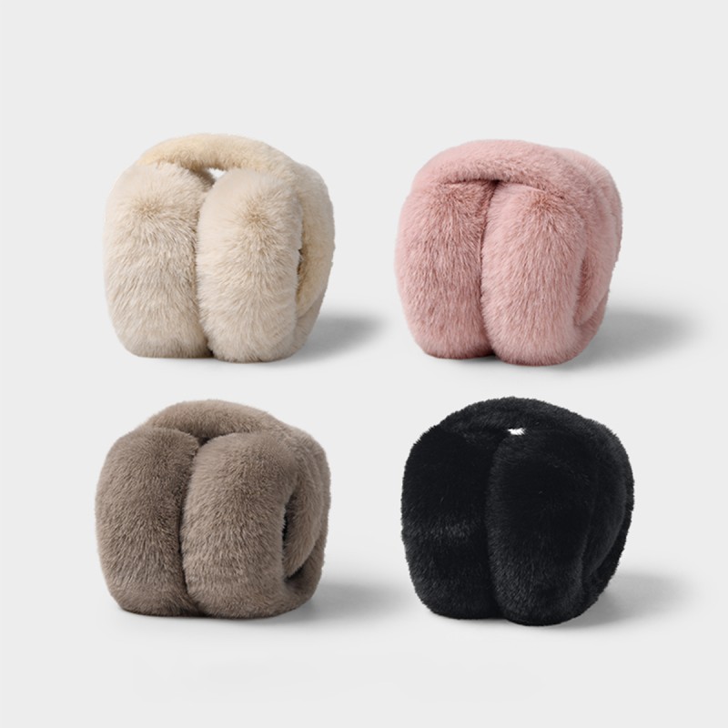 Winter Faux Rabbit Fur Plush Earmuffs