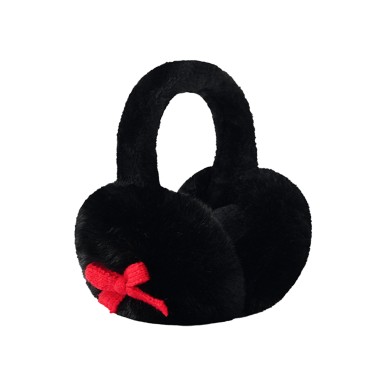 Fluffy Bow Earmuffs