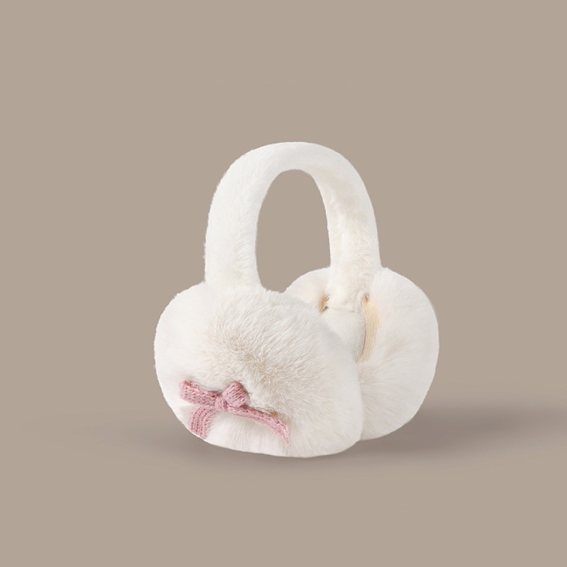 Fluffy Bow Earmuffs