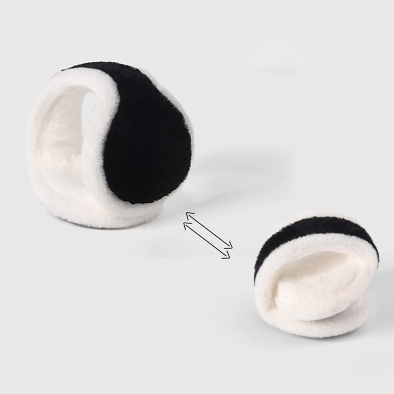 Men's Color Blocked Plush Earmuffs Men's Color Blocked Plush Earmuffs