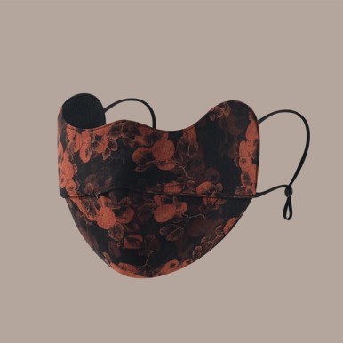Floral Pattern Warm Women's Face Mask