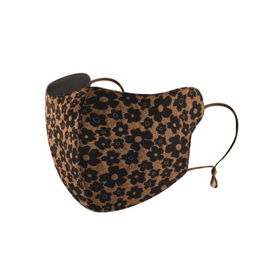 Floral Print All Around Warm Face Mask