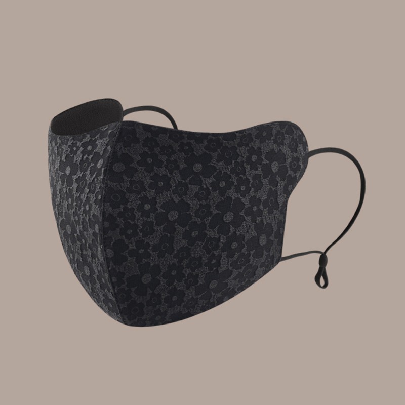 Floral Print All Around Warm Face Mask