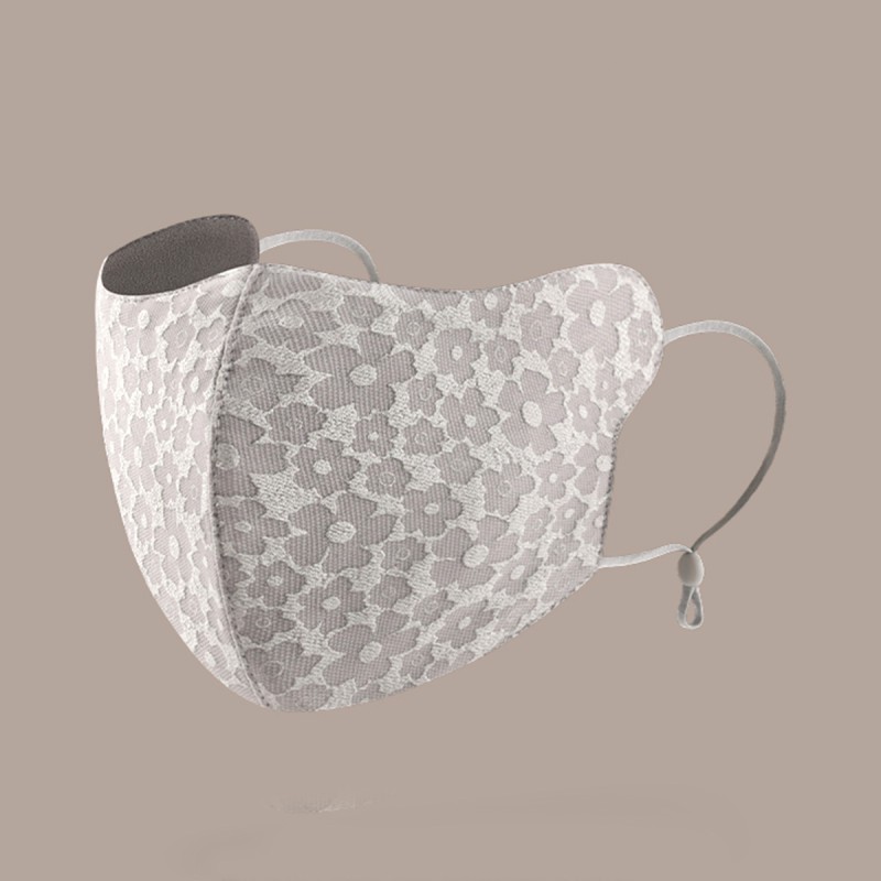 Floral Print All Around Warm Face Mask