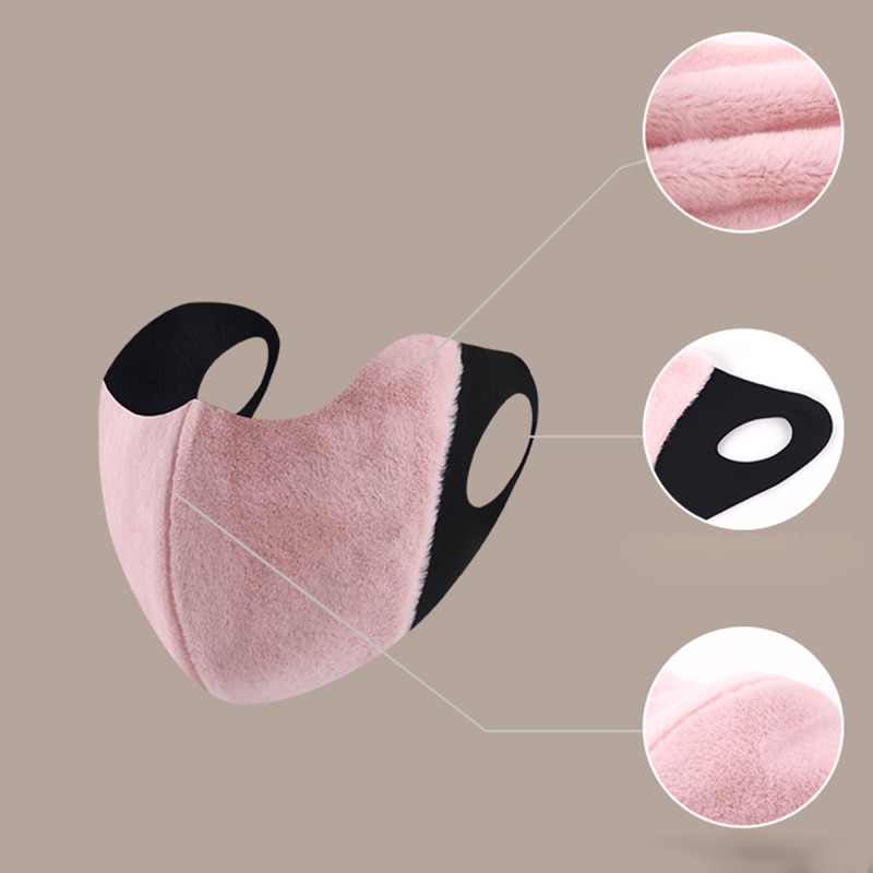 Thickened Cold Proof Cycling Face Mask for Women