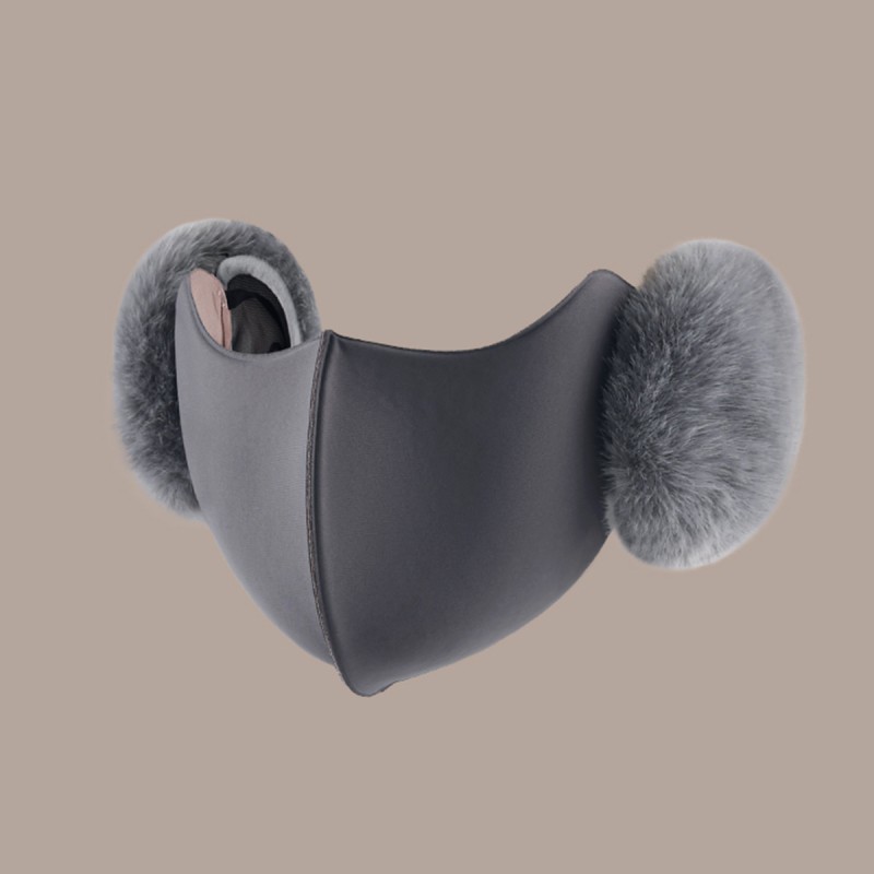 2-in-1 Fleece Lined Women's Face Mask