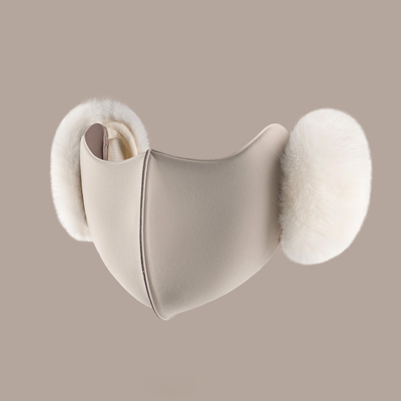 2-in-1 Fleece Lined Women's Face Mask