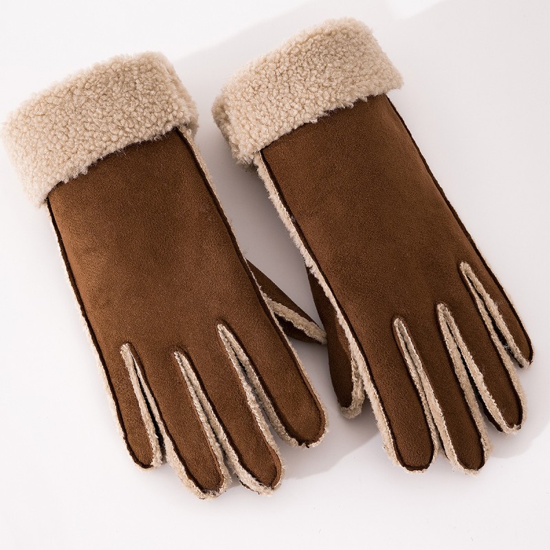 Faux Fur Sheath Gloves