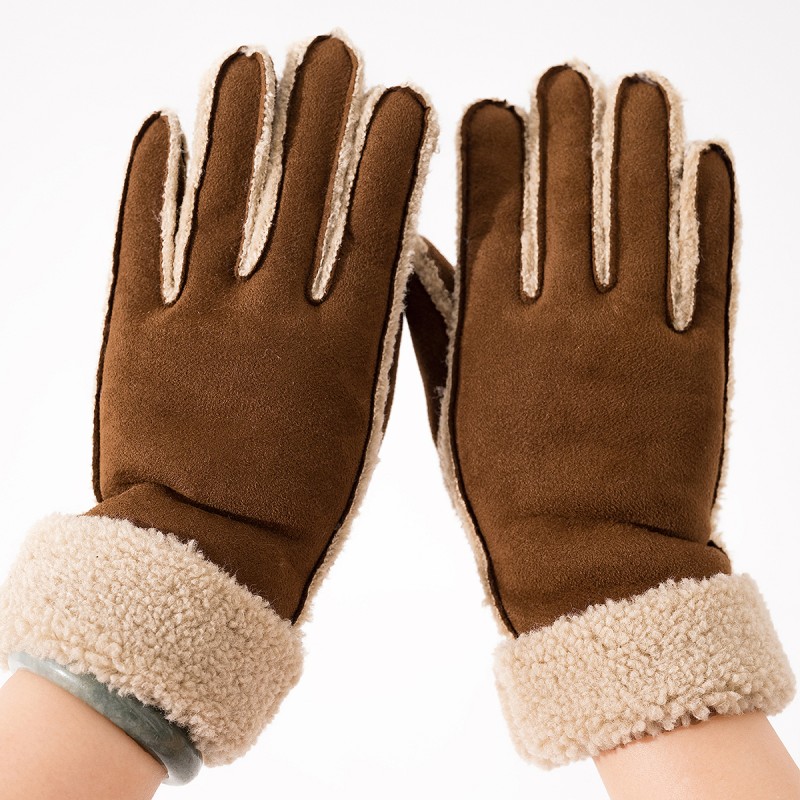 Faux Fur Sheath Gloves