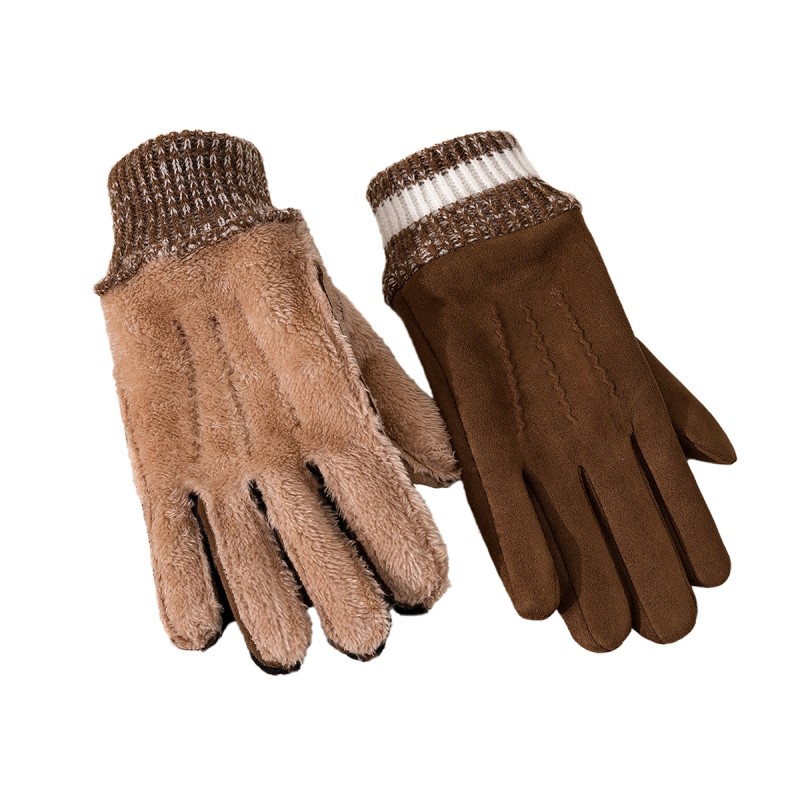 Non slip Elastic Fleece lined Gloves