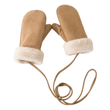 Suede Mittens