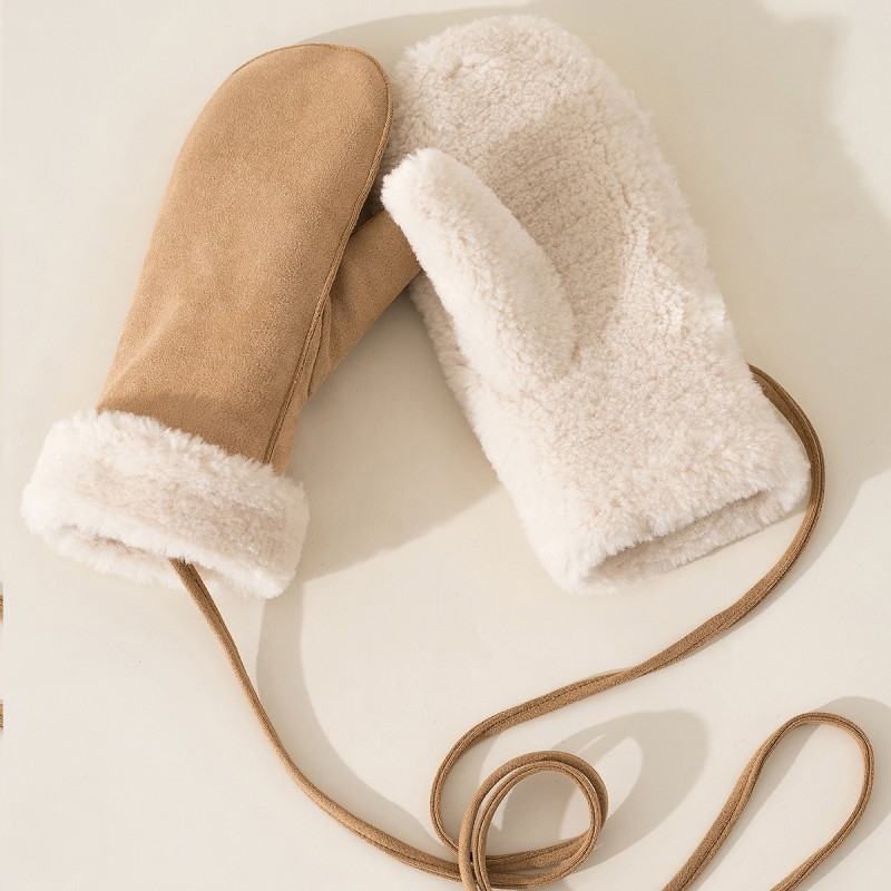 Suede Mittens Suede Mittens