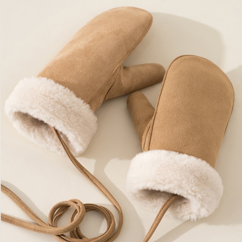 Suede Mittens Suede Mittens