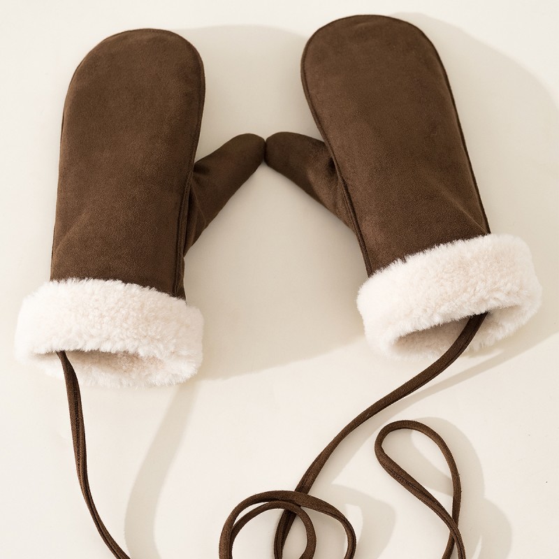 Suede Mittens Suede Mittens