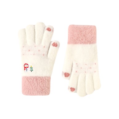 Cute Snowman Warm Gloves