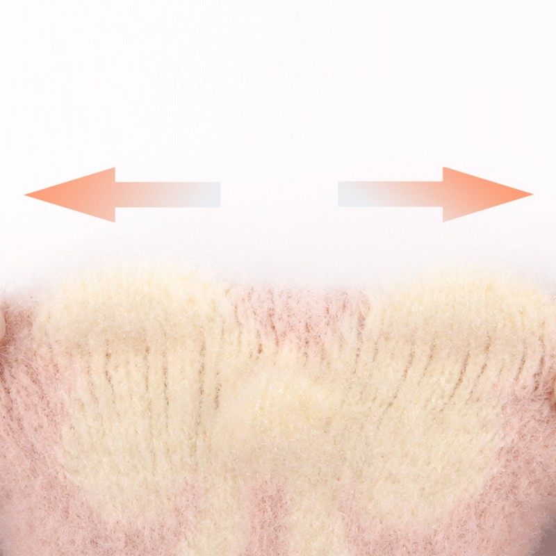 Pink Bow Tie Warm Gloves