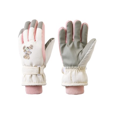 Cute Bear Ski Gloves