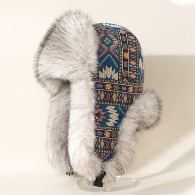 Extra Thick Ethnic Style Lei Feng Hat