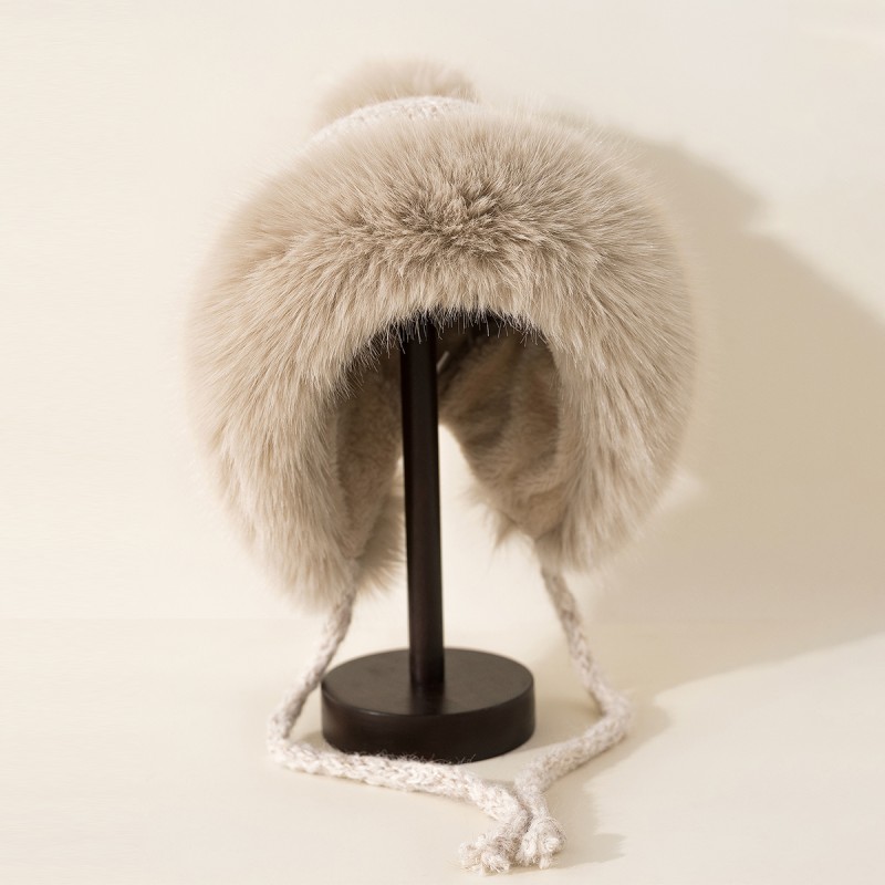 Plush Thick Knitted Hat Plush Thick Knitted Hat