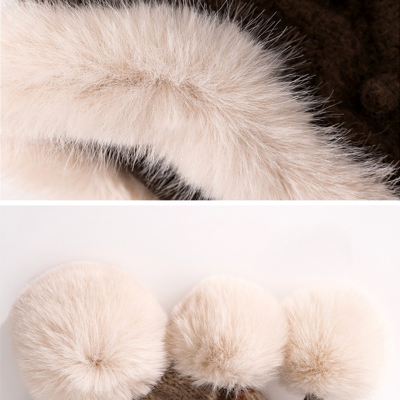 Retro Knitted Earflap Hat