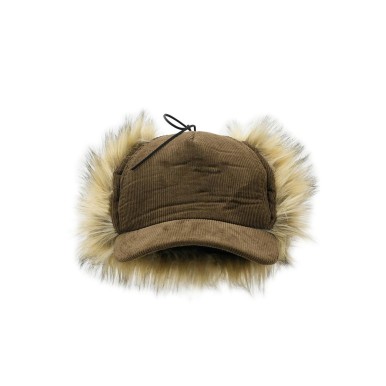 Plush Earflared Baseball Cap
