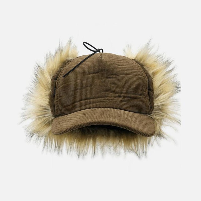 Plush Earflared Baseball Cap