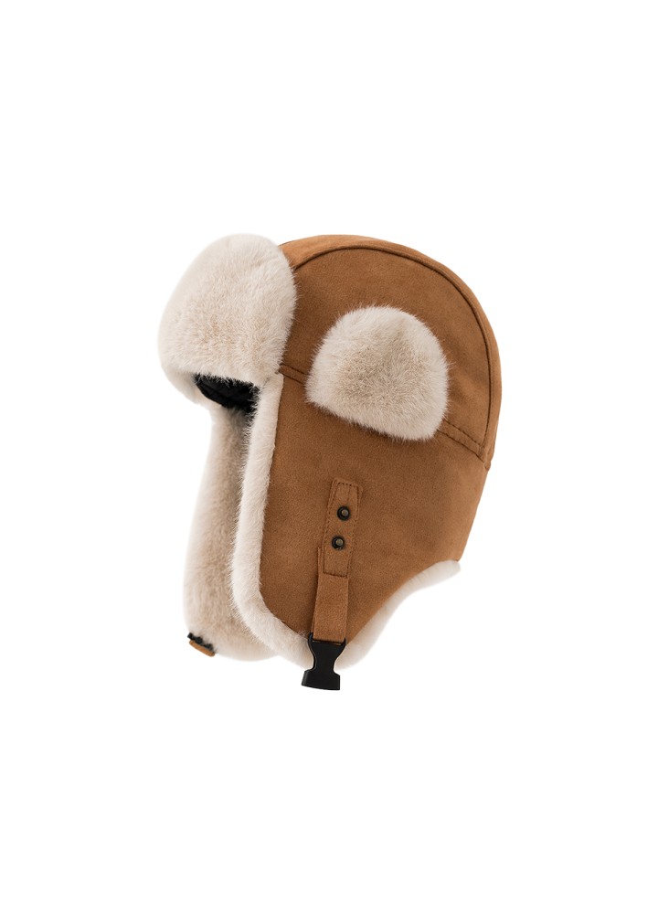 Warm Suede Earflap Hat Warm Suede Earflap Hat