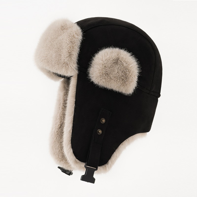 Warm Suede Earflap Hat Warm Suede Earflap Hat