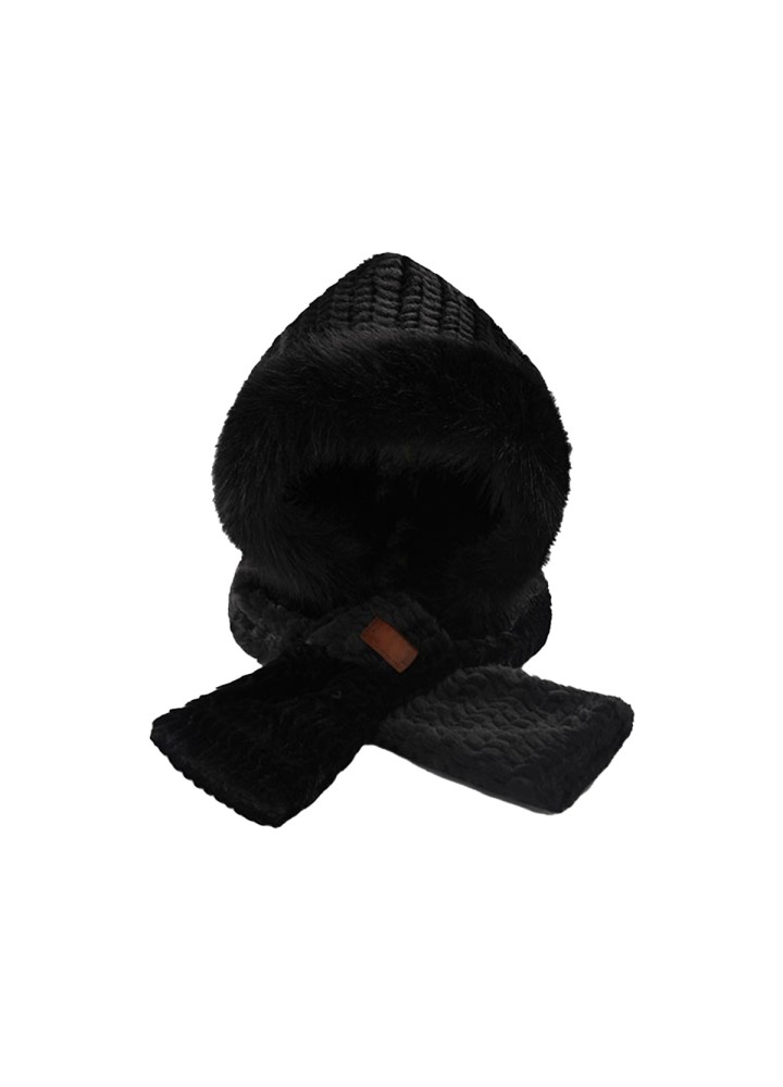 Men's Solid Color Hat and Scarf Combo Men's Solid Color Hat and Scarf Combo