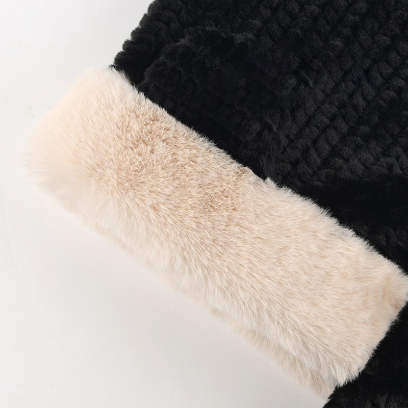 Men's BearThemed Hooded Neck Warmer