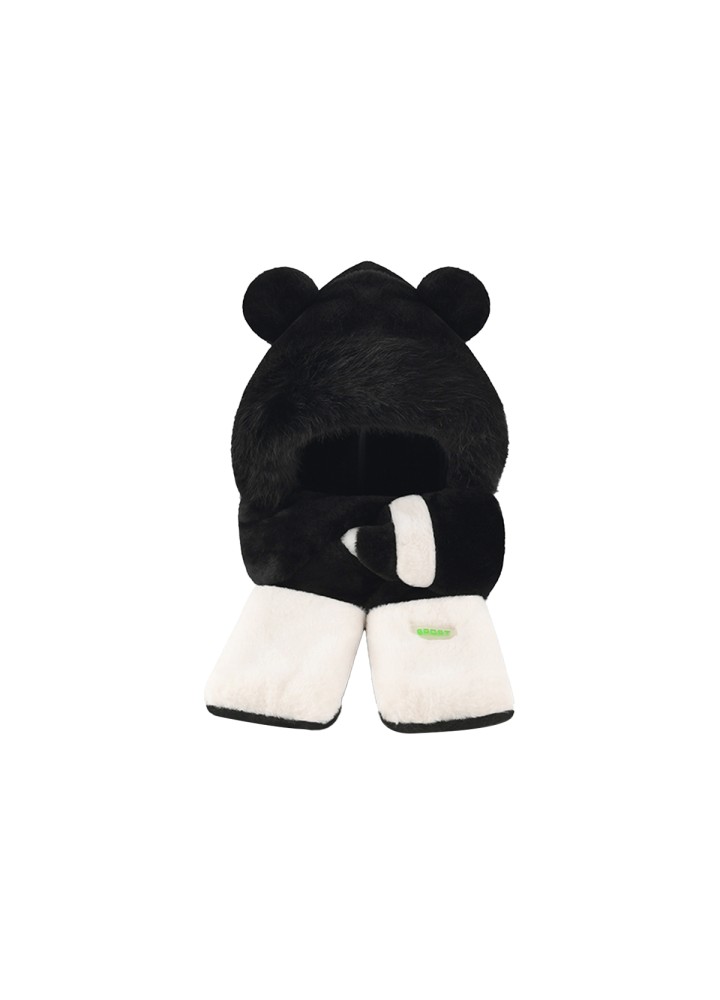 Cycling Plush Hat and Scarf Combo