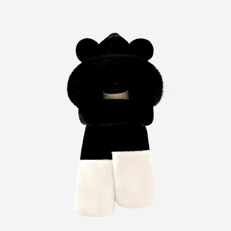 Cycling Plush Hat and Scarf Combo