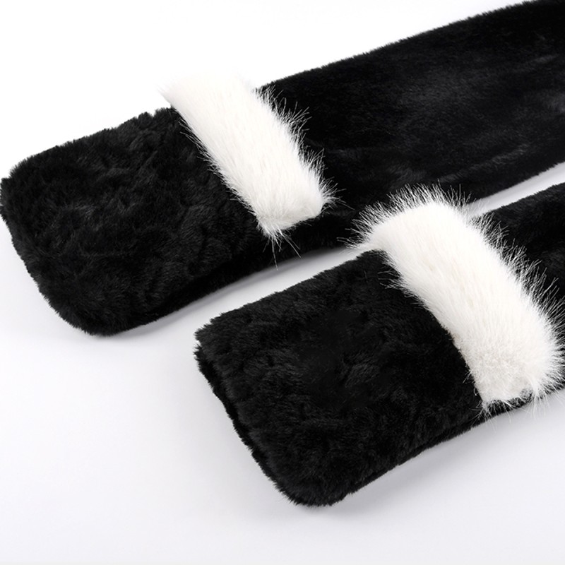 Thickened Warm Men's Hat and Scarf Set