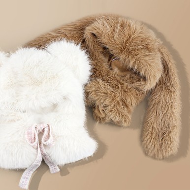 Rabbit Ear Hooded Scarf Combo