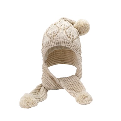 Pom pom Hat and Scarf Combo