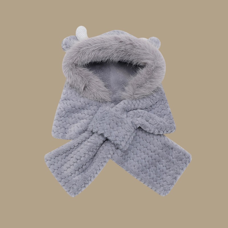 Cute Reindeer Antler Hat and Scarf Combination