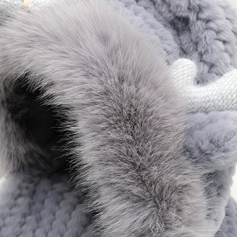 Cute Reindeer Antler Hat and Scarf Combination