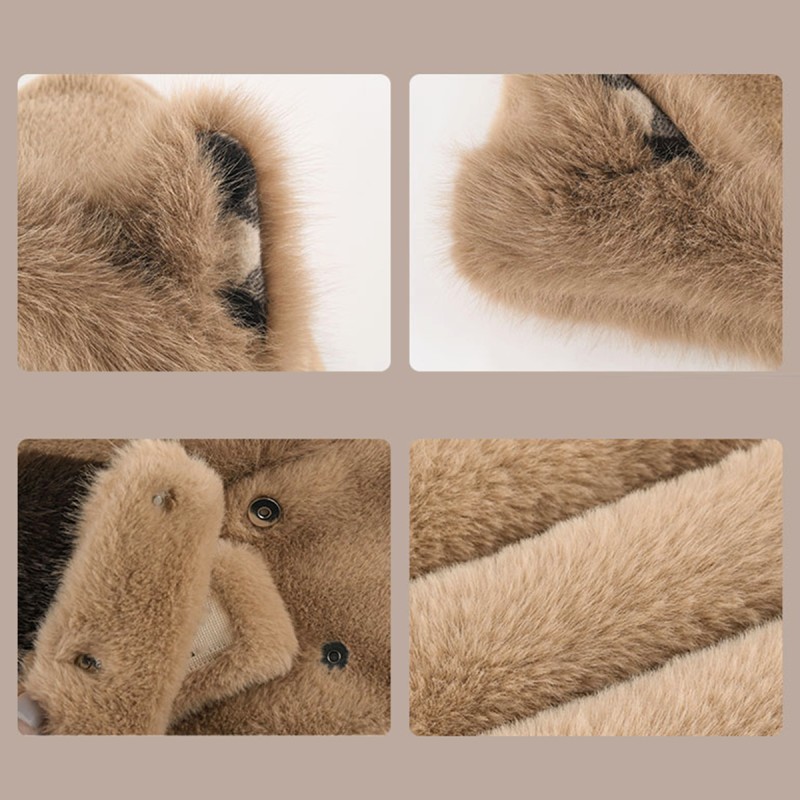 Fox Ear Hat and Scarf Combo