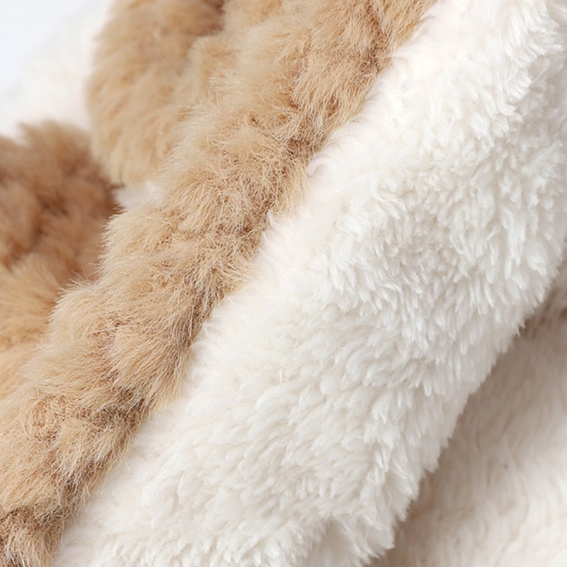 Thickened Faux Rabbit Fleece Women's Neck Warmer