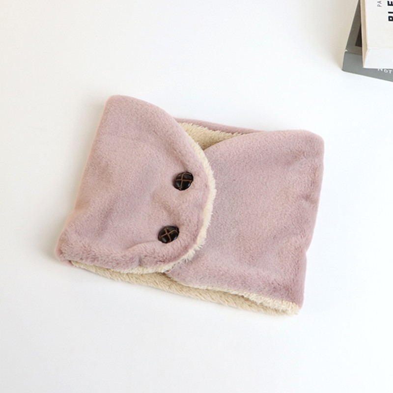 Solid Color Faux Rabbit Fur Warm Neck Wrap