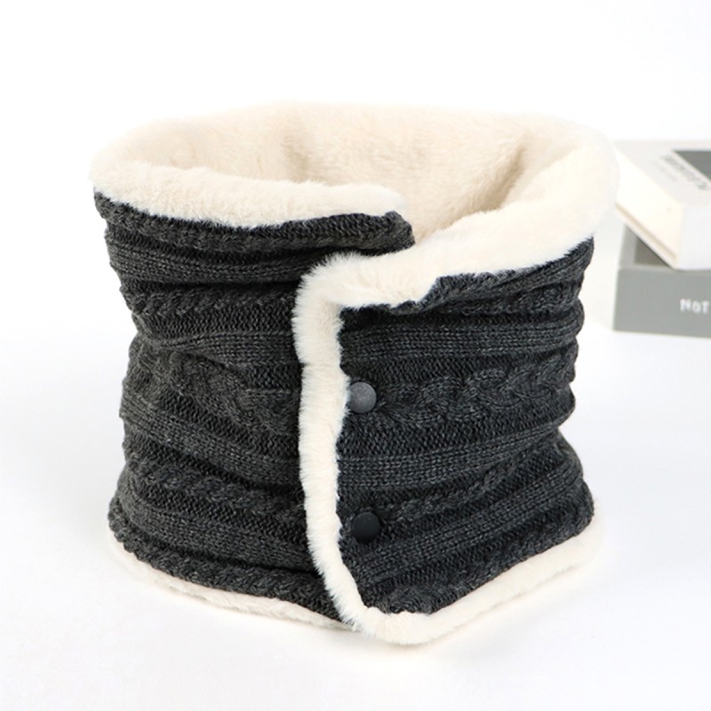 Thickened Faux Rabbit Fur Knitted Scarf