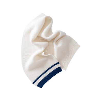 Versatile Striped Knit Scarf