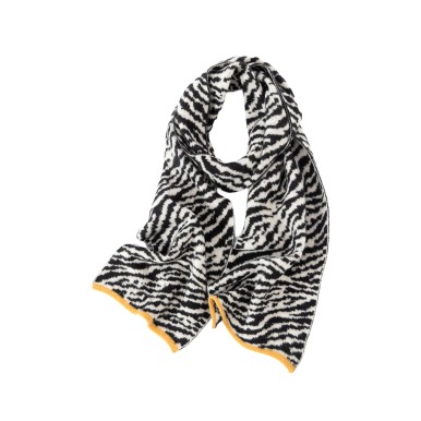 Cashmere Zebra Print Scarf