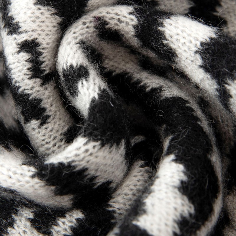 Cashmere Zebra Print Scarf