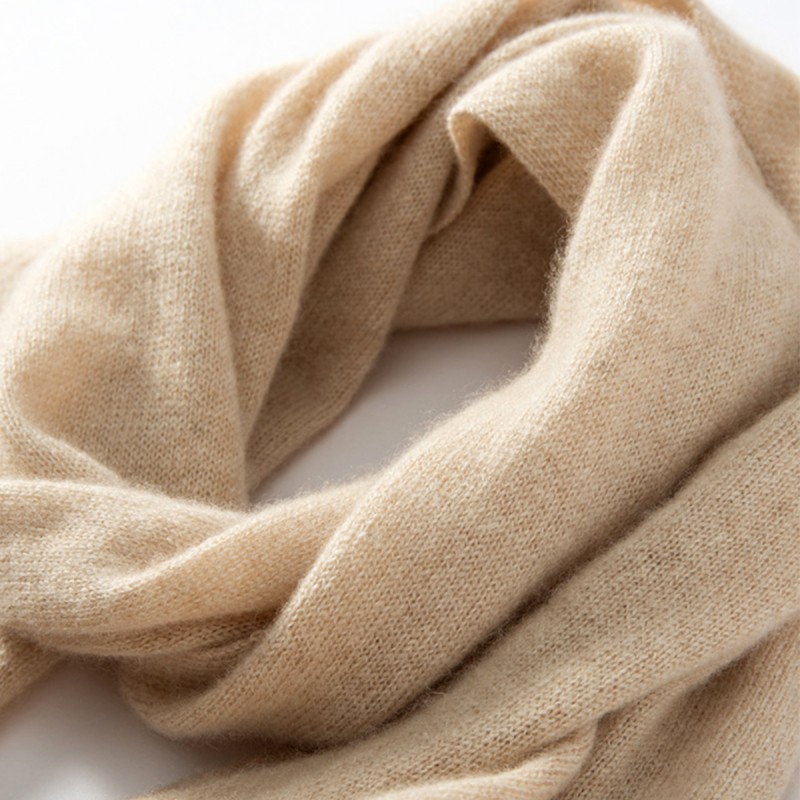 Embroidered Floral Cashmere Scarf