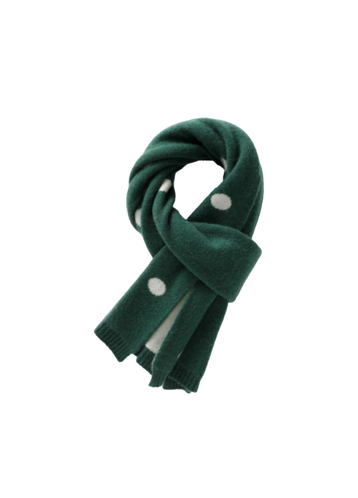 Cashmere Polka Dot Scarf